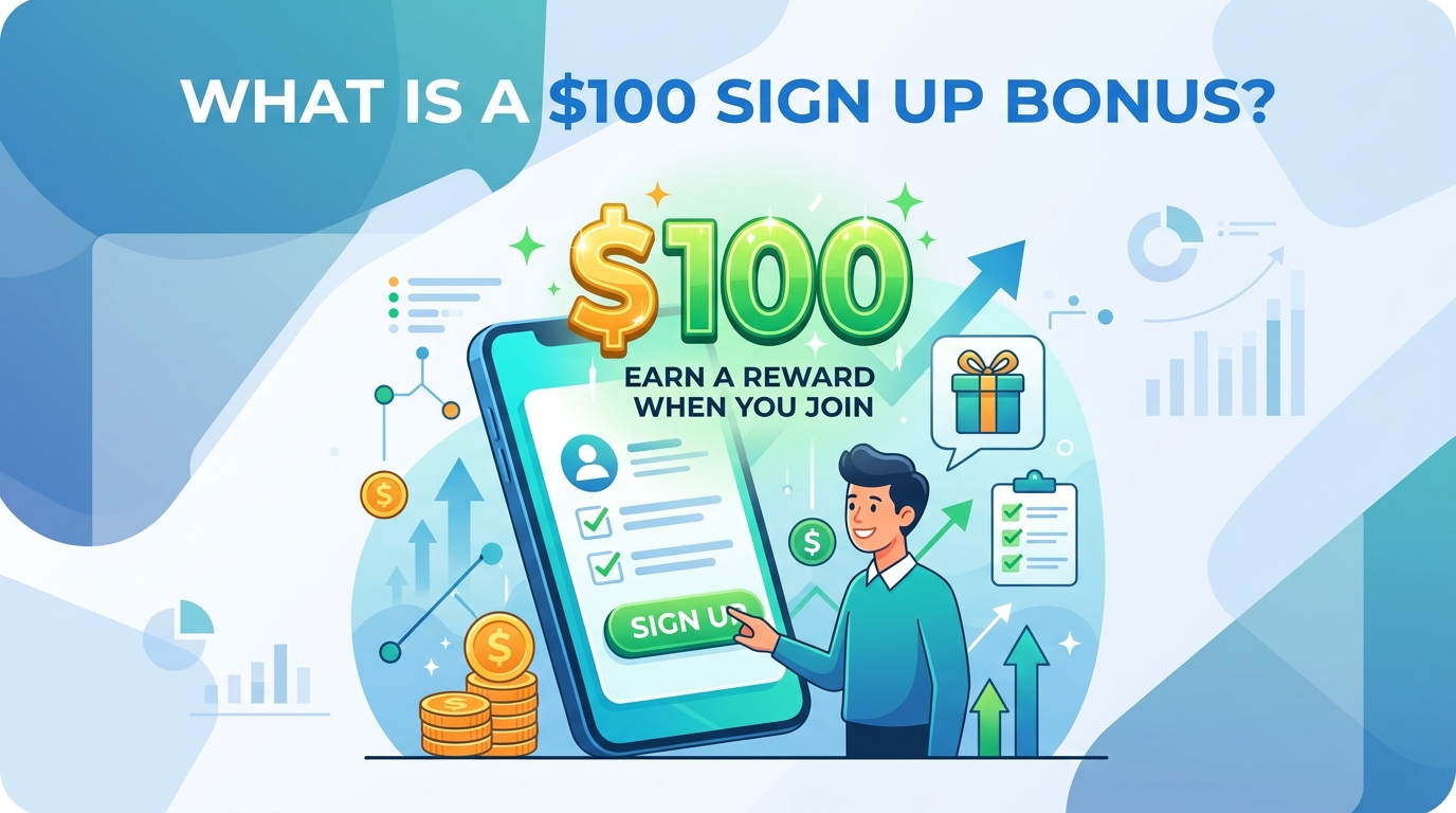 What is a 100 Sign Up Bonus?