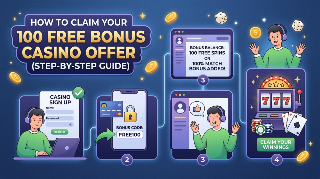 Claim Your 100 Free Bonus Casino Offers Today!