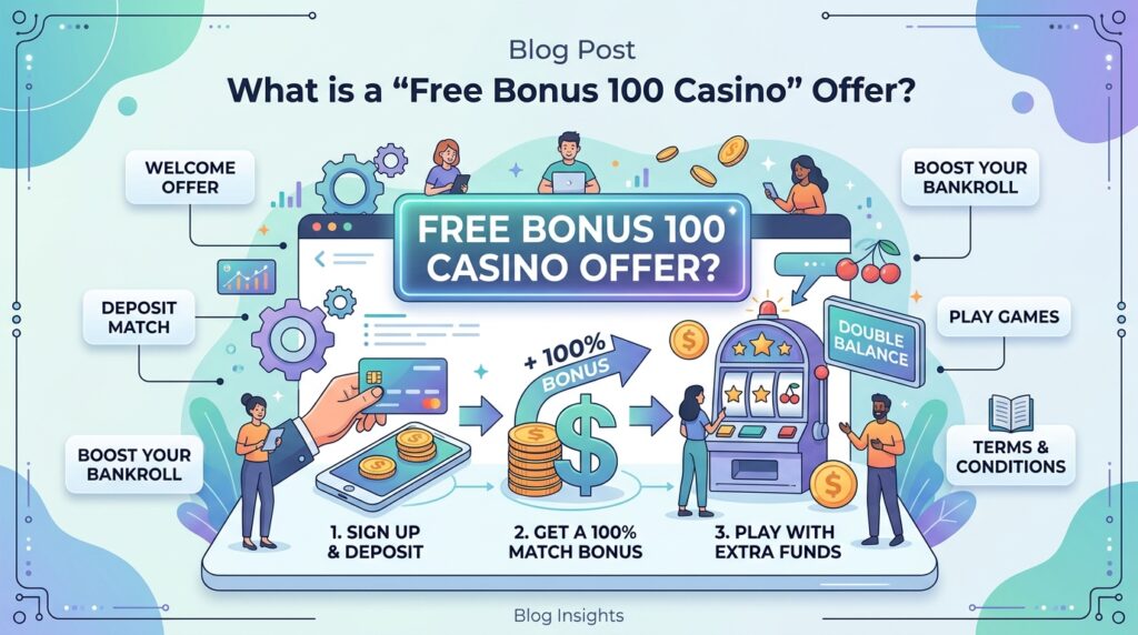 Free Bonus 100 Casino: No Deposit Offers & How To Claim