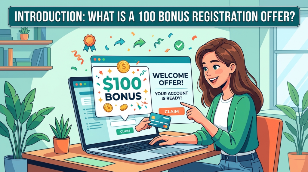 Claim Your 100 Bonus Registration: No Deposit Required!