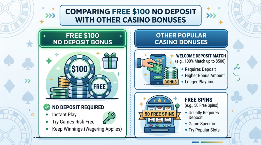 Claim Your Free 100 No Deposit Bonus & Spins Today!