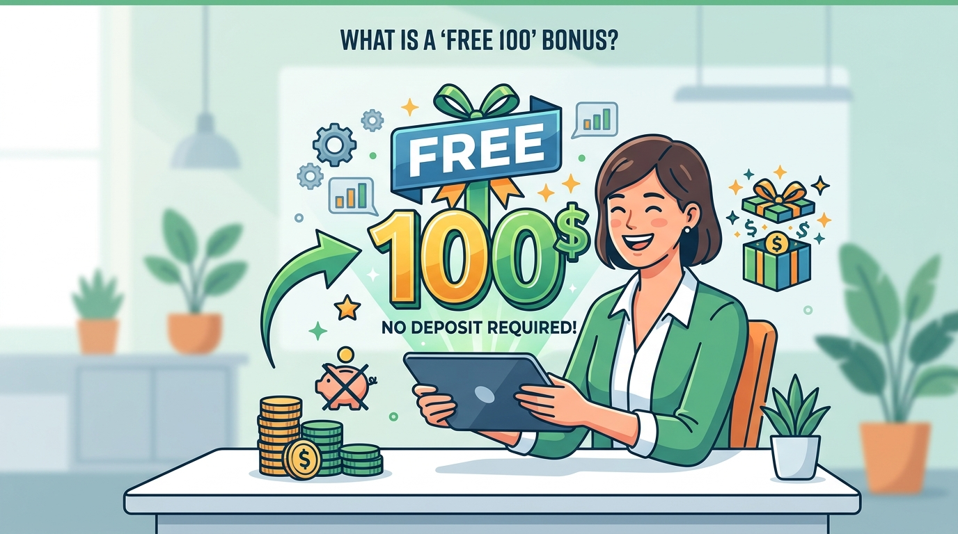 What is a 'Free 100 No Deposit' Bonus?