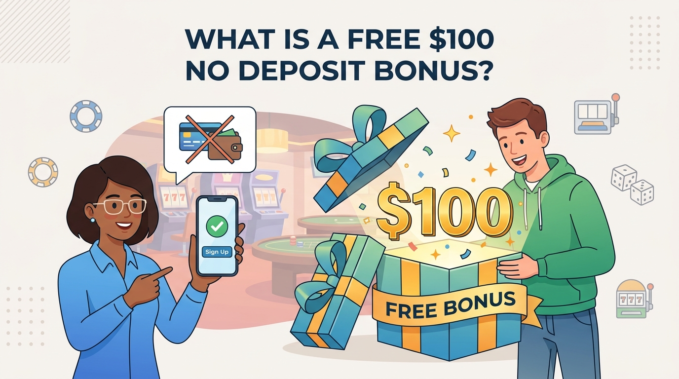 Top Casinos Offering Free 100 No Deposit Bonuses